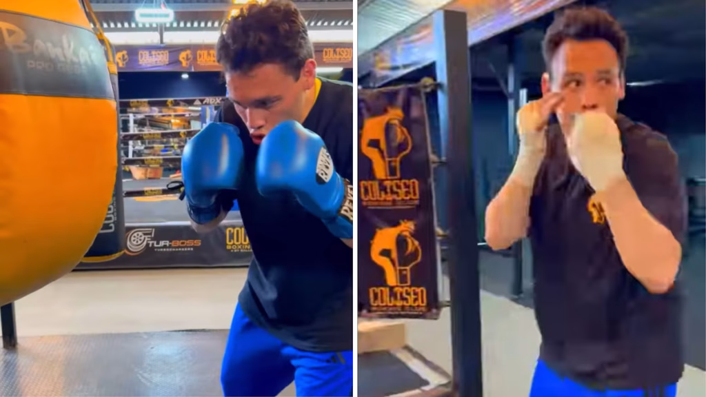 Julio César Chávez Jr. entrena en Sonora tras deportación y salir de penal