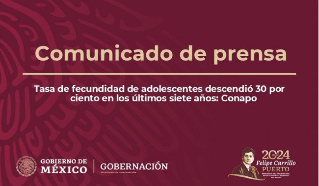 México celebra avances significativos en la prevención del embarazo adolescente