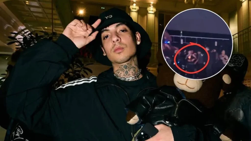 Natanael Cano golpea a su DJ en el Baja Beach Fest