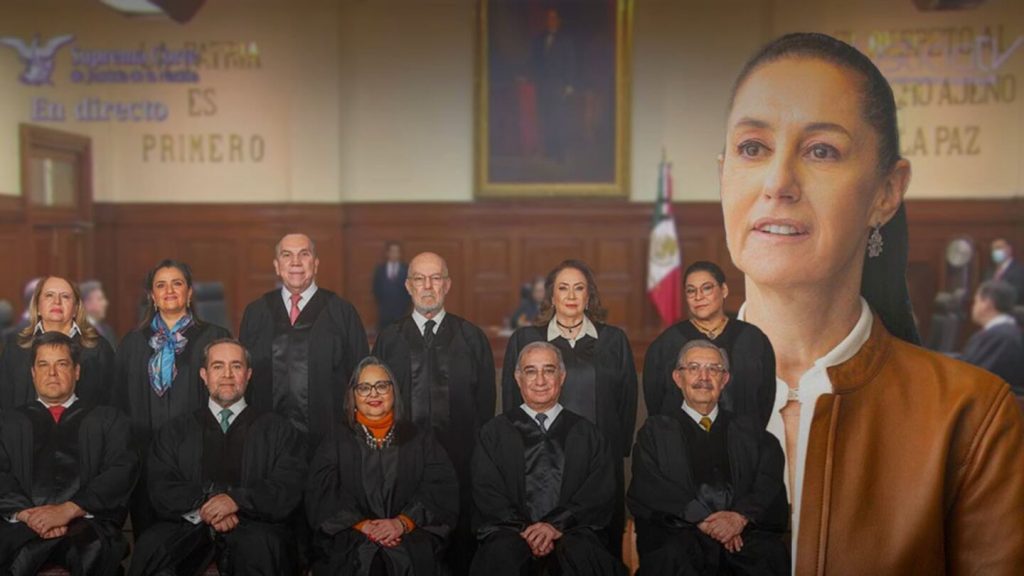 Sheinbaum: Ministros de la SCJN ganarán menos que la presidenta