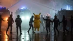 Pikachu y otros insólitos detenidos en manifestación prorrusa en Moldavia