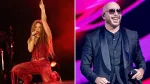 Pitbull no estará en concierto de Shakira en Tijuana: Problemas técnicos en el avión