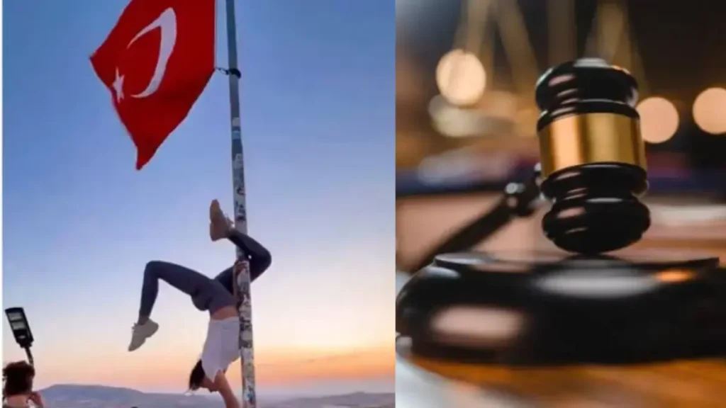 Pole dance en asta bandera: Turista extranjera podría ir a prisión en Turquía