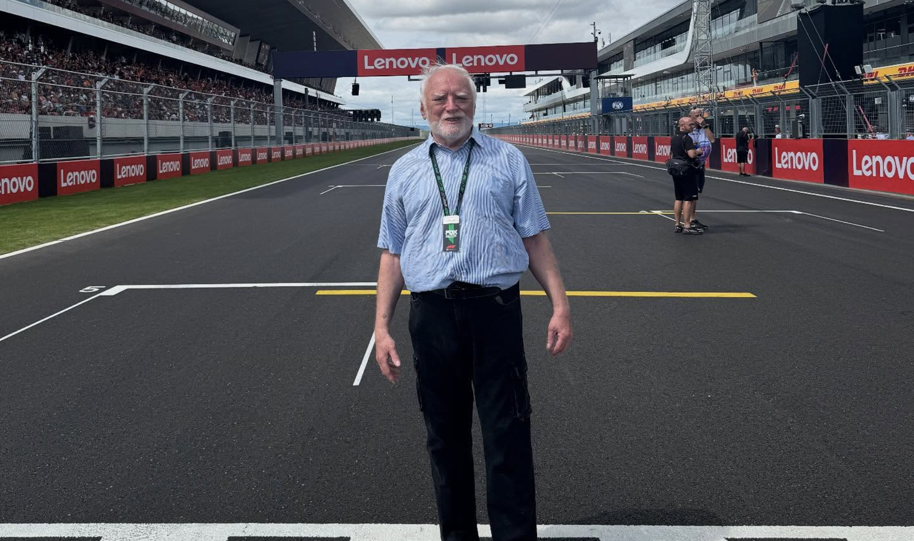 “Hide the Pain Harold” revoluciona el Gran Premio de Hungría de Fórmula 1