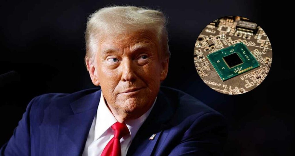 Trump impone arancel del 100 % a chips para forzar producción en EE. UU.