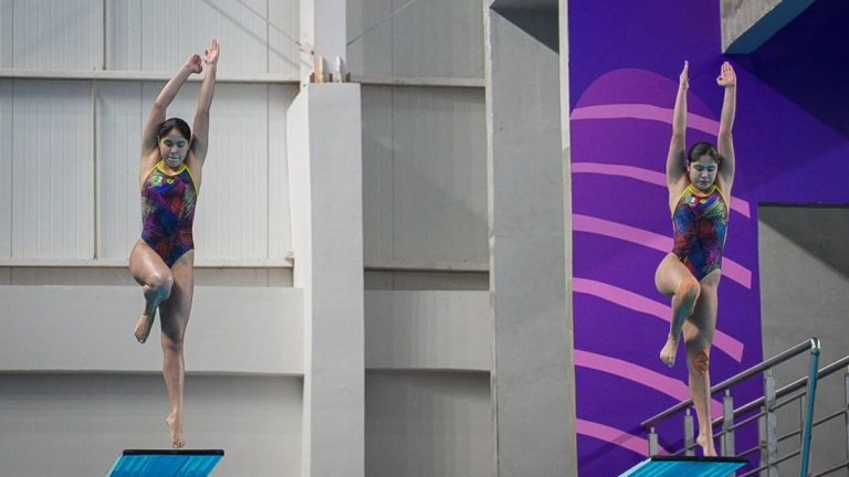 Mía y Lía Cueva: Oro panamericano junior en clavados sincronizados