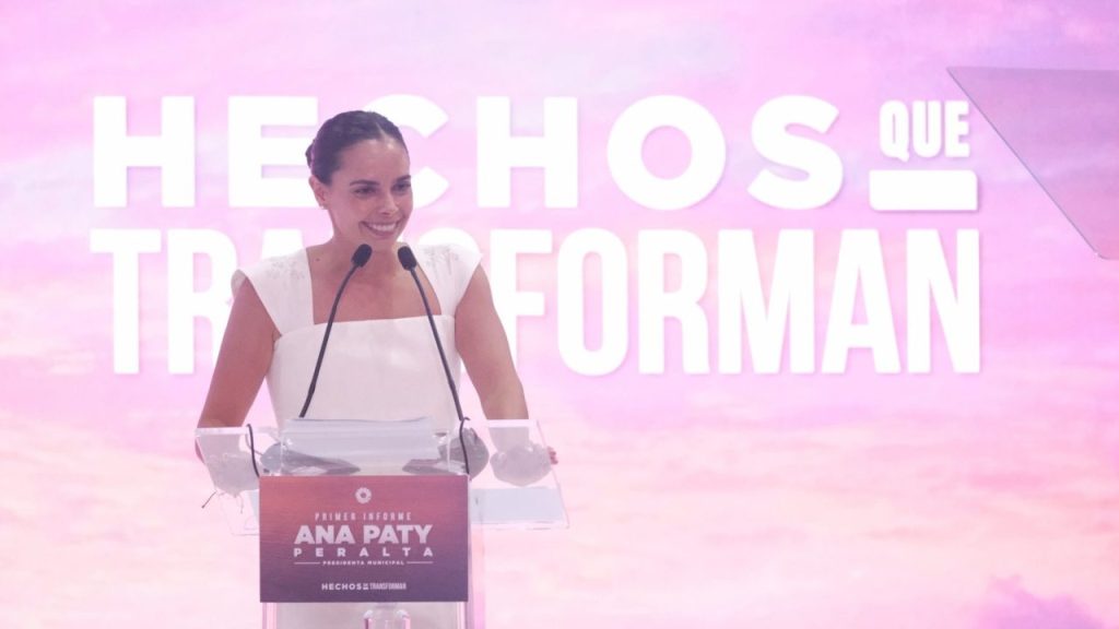 Ana Paty Peralta: Hechos que transforman Cancún en su Primer Informe