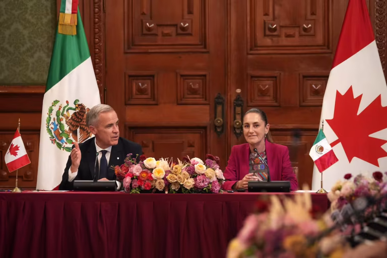 Canadá mantendrá visas para mexicanos tras reunión Sheinbaum-Carney