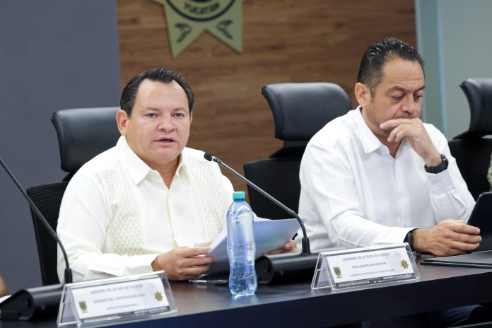 Díaz Mena reafirma el compromiso de Yucatán con la seguridad nacional Díaz Mena reafirma el compromiso de Yucatán con la seguridad nacional