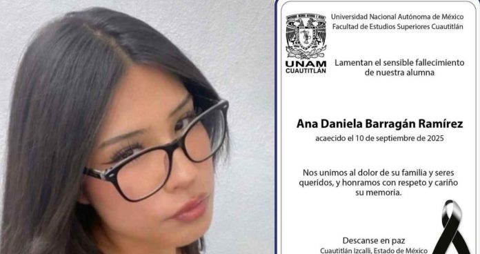 Identifican a Ana Daniela Barragán, alumna de la UNAM, tras explosión de pipa de gas Identifican a Ana Daniela Barragán, alumna de la UNAM, tras explosión de pipa de gas