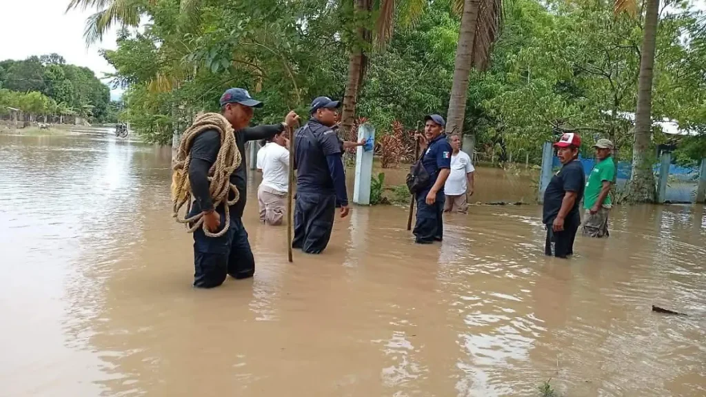 Intensas lluvias en Chiapas: 16 municipios afectados y daños