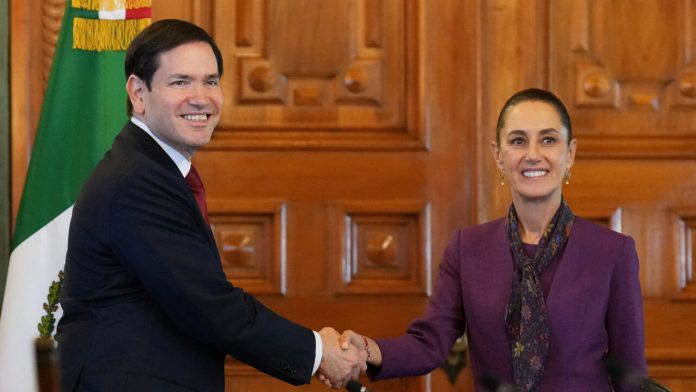 Marco Rubio y Sheinbaum refuerzan alianza bilateral ante crimen transnacional Marco Rubio y Sheinbaum refuerzan alianza bilateral ante crimen transnacional