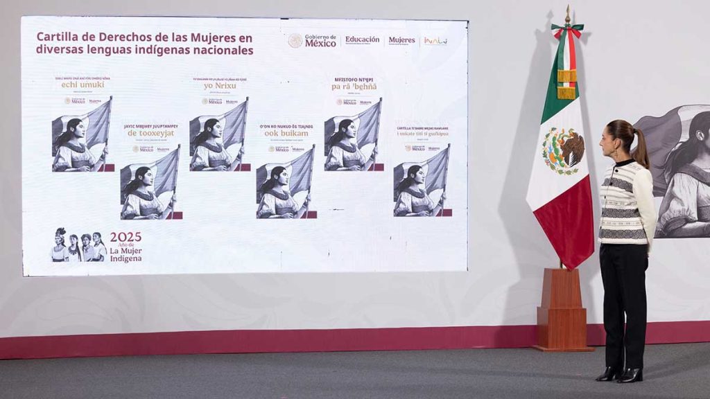 México reivindica derechos de mujeres indígenas con cartilla en 35 lenguas originarias