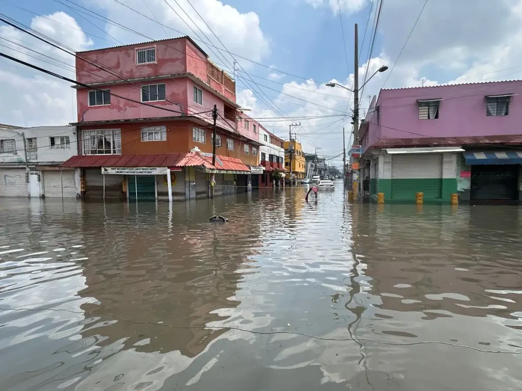Neza bajo el agua: Colonias afectadas por las inundaciones
