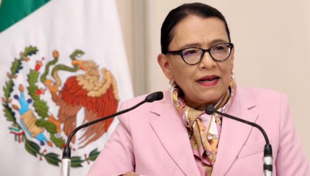 Rosa Icela Rodríguez conmemora a víctimas del 19S en el Zócalo