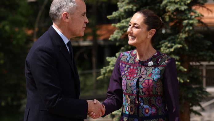 Sheinbaum confirma reunión con Mark Carney y alerta a paisanos por Fiestas Patrias