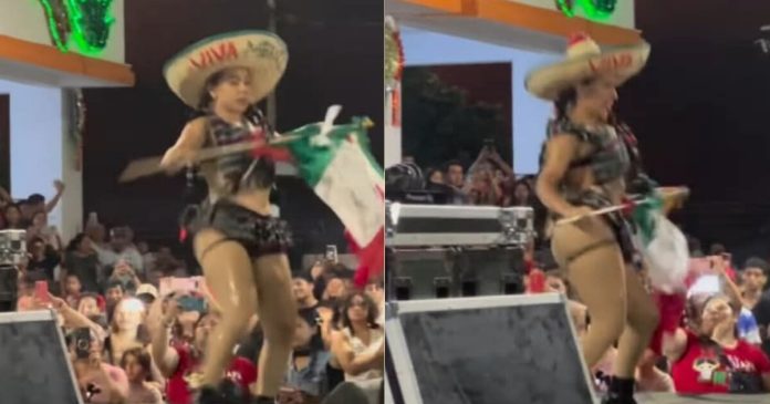 Yoana de la Cruz: La verdad tras el baile con la bandera en Chiapas Yoana de la Cruz: La verdad tras el baile con la bandera en Chiapas