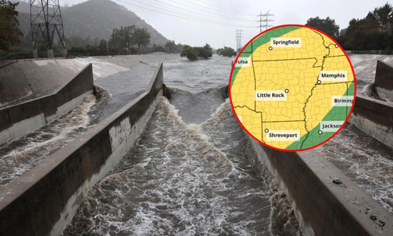 Tormenta amenaza a 45 millones de personas en nueve estados de E.U.