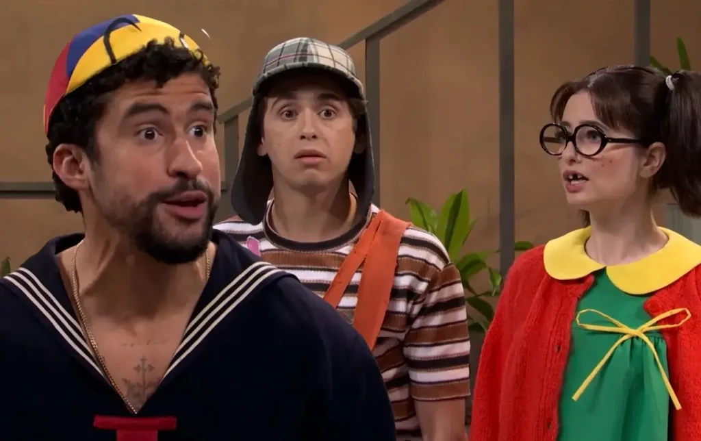Bad Bunny revive al 'Chavo del 8' en Saturday Night Live