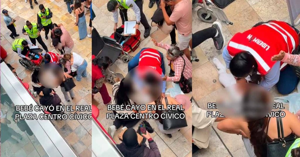 Bebé muere al caer del segundo piso en centro comercial de Lima