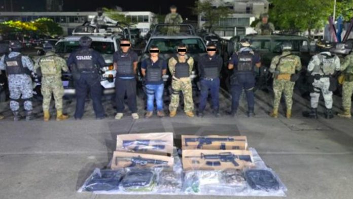 Bombas Molotov y armas largas- Cae célula de cobro de piso en Tabasco Bombas Molotov y armas largas: Cae célula de cobro de piso en Tabasco