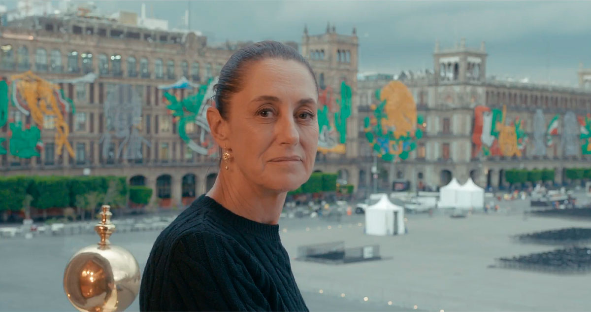 Claudia Sheinbaum estrena documental de su primer año