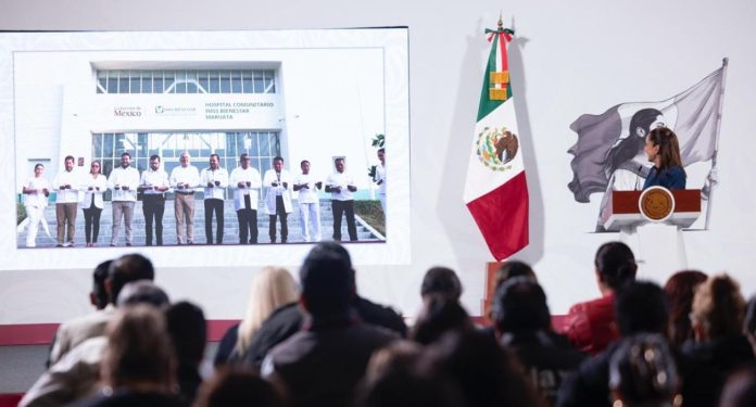 Claudia Sheinbaum inaugura hospital con médicos cubanos en Michoacán Claudia Sheinbaum inaugura hospital con médicos cubanos en Michoacán