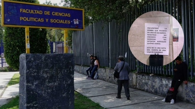 Desalojan FCPyS de la UNAM por amenaza de bomba este 6 de octubre