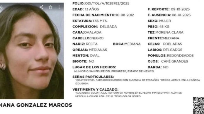 Desaparición de Diana González Marcos- Alerta en Edomex Desaparición de Diana González Marcos: Alerta en Edomex