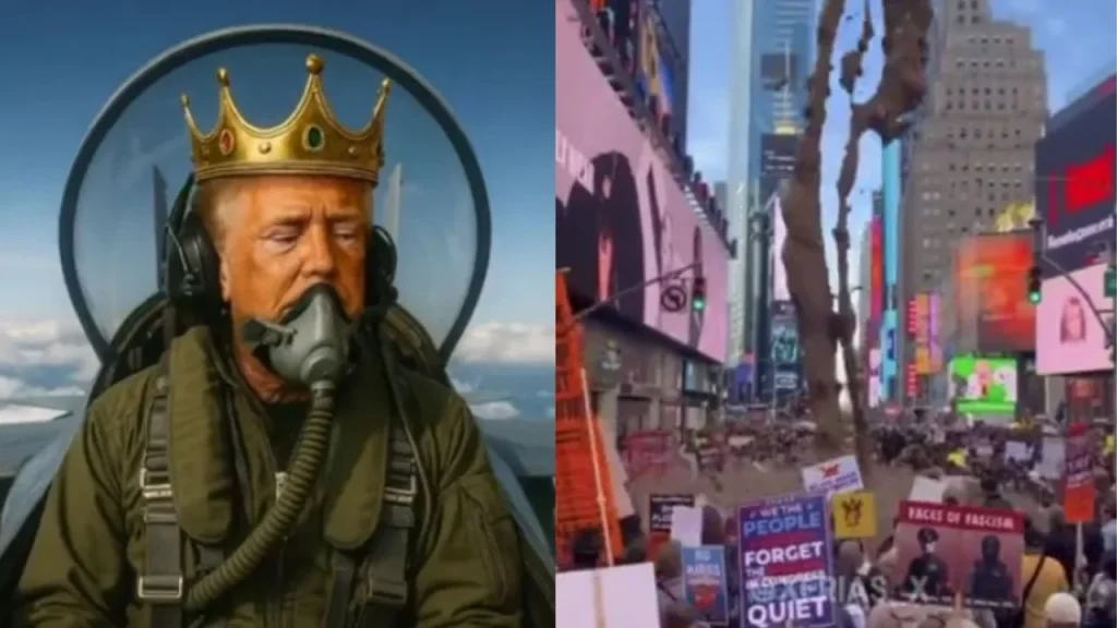 Donald Trump: Video con IA ataca a manifestantes "No Kings"