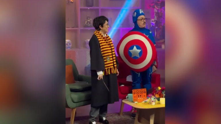 El disfraz de Capitán América de Pedro Sola que paralizó Ventaneando