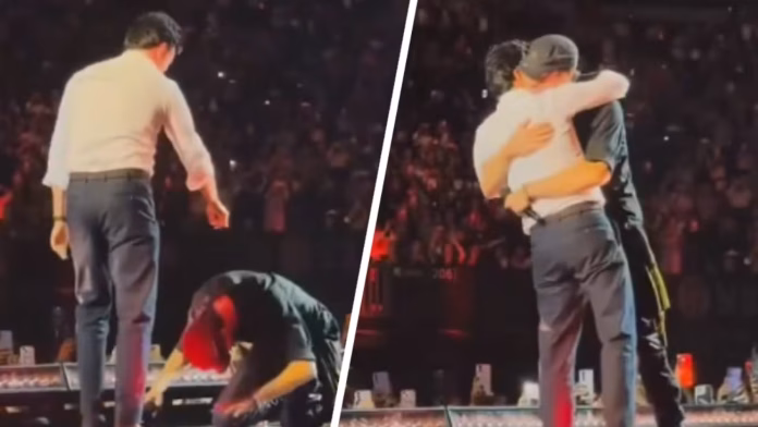 Enrique Iglesias y Checo Pérez protagonizan noche épica en Guadalajara Enrique Iglesias y Checo Pérez protagonizan noche épica en Guadalajara