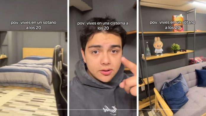 Estudiante se vuelve viral al vivir en cisterna en Ciudad de México Estudiante se vuelve viral al vivir en cisterna en Ciudad de México