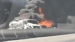 Explosión en Querétaro: Pipa de combustible detona en carretera estatal 200