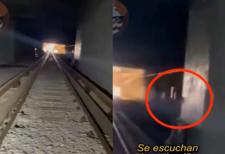 Fantasma en el Metro CDMX: ¿Cortocircuito paranormal captado en video?