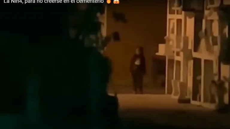 Fantasma en panteón: Vecino capta espectro caminando de noche