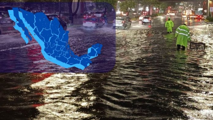 Fuertes lluvias y frente frío azotarán México del 13 al 15 de octubre Fuertes lluvias y frente frío azotarán México del 13 al 15 de octubre