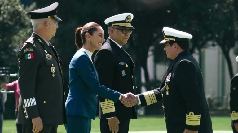 La confianza en las fuerzas armadas de México supera la militarización, dice Sheinbaum