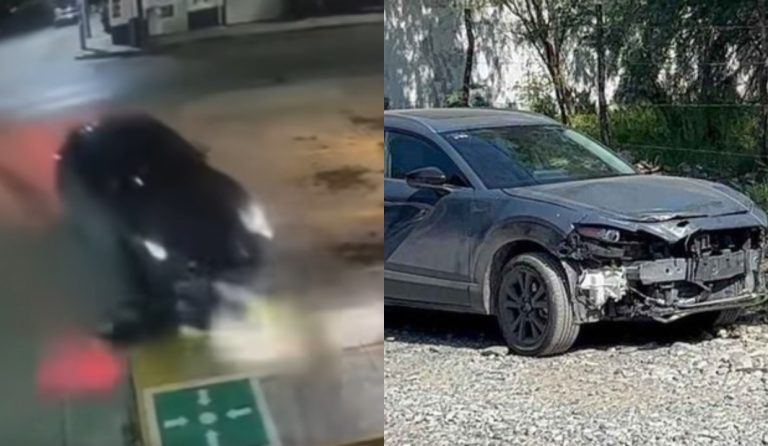 Madre entrega a su hija por muerte de motociclista en Nuevo León