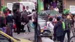 Motoladrón embestido por un tráiler y linchado por la inseguridad en Bogotá