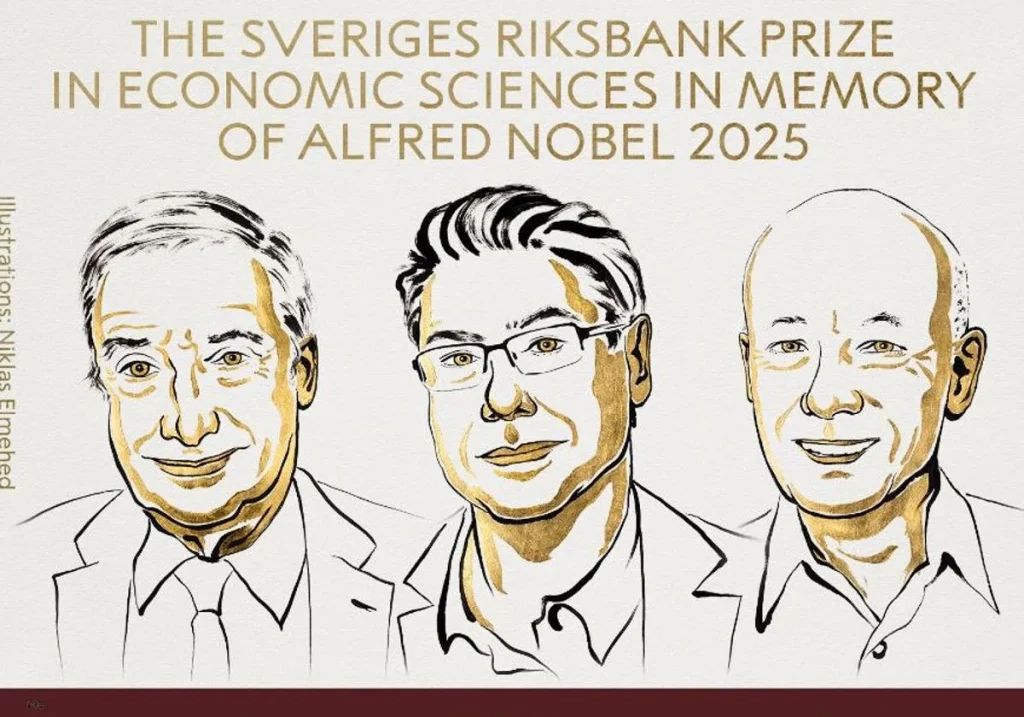 Premio Nobel de Economía 2025: Trío galardonado por estudio tecnológico