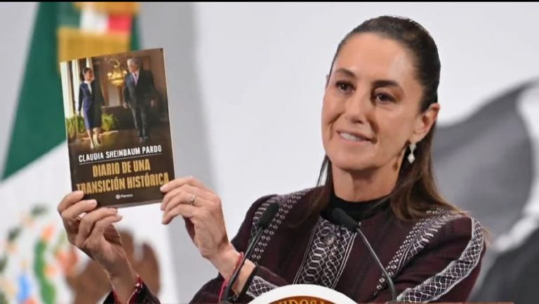Sheinbaum presume ventas de su libro y arremete contra el sexenio de Zedillo