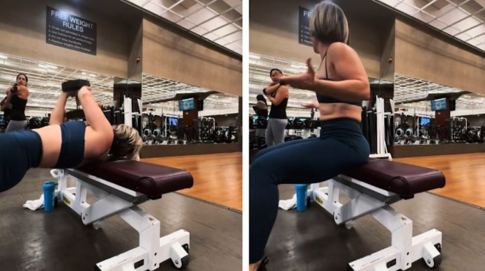 Tiktoker regaña a usuaria en gimnasio y exige exclusividad