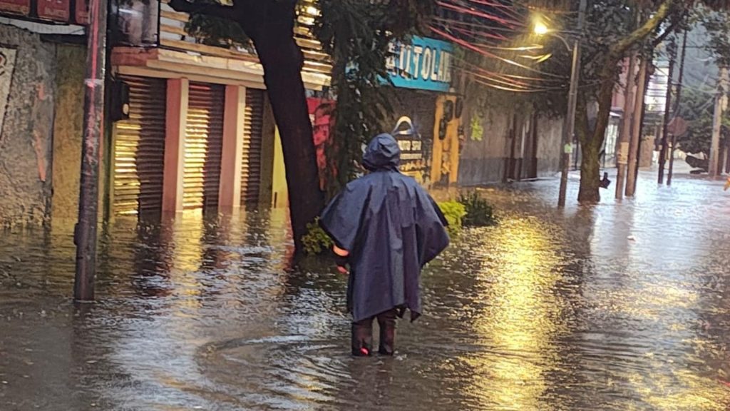 Tormenta en CDMX y Edomex: Lluvias fuertes por huracán Priscilla