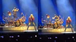 Baterista de Maná sufre aparatosa caída en vivo: ¿cuál es su estado de salud?