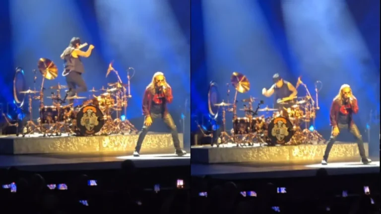 Baterista de Maná sufre aparatosa caída en vivo: ¿cuál es su estado de salud?