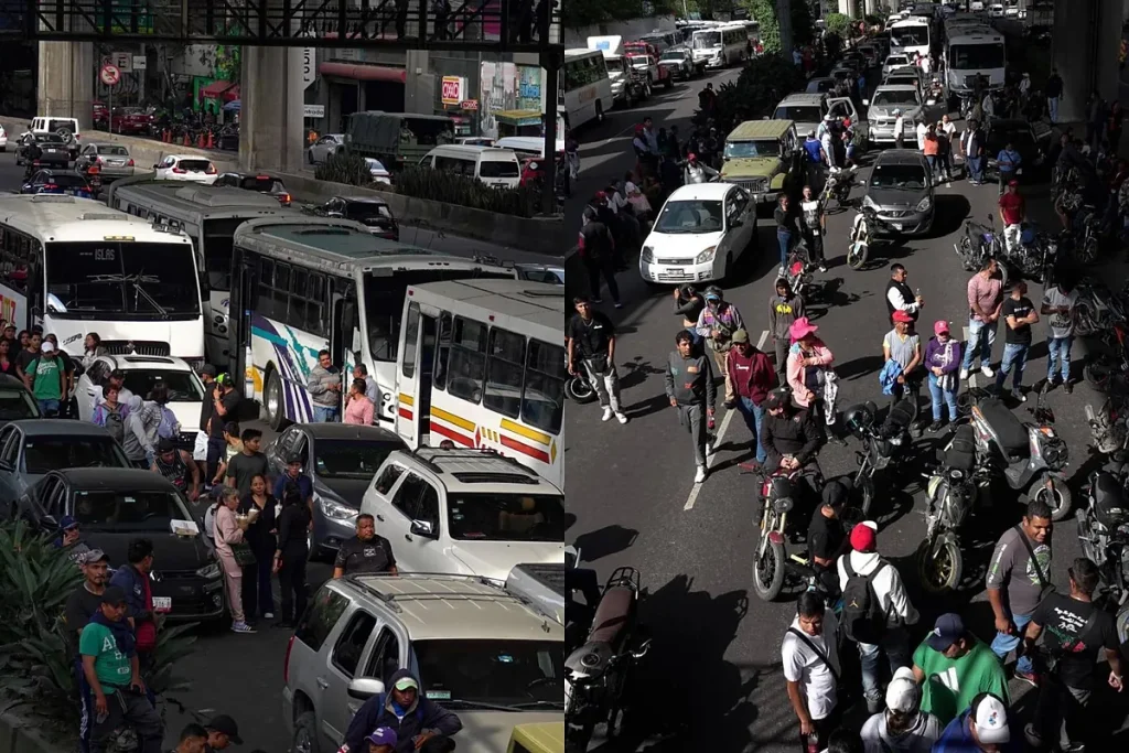 Bloqueos y accidentes paralizan México: el caos del 14 de noviembre de 2025
