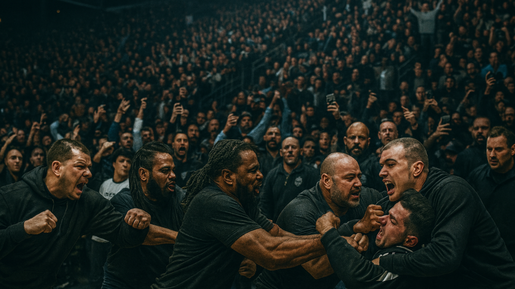 Caos total en UFC 322: Dillon Danis protagonista de pelea campal en las gradas