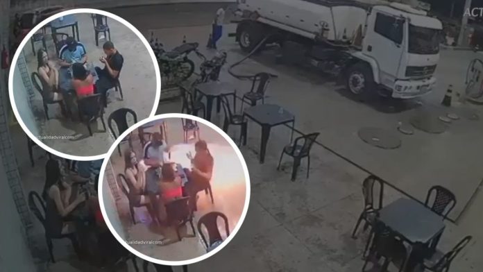El cerillo que casi detona una tragedia- imprudencia viral en gasolinería de Brasil El cerillo que casi detona una tragedia: imprudencia viral en gasolinería de Brasil