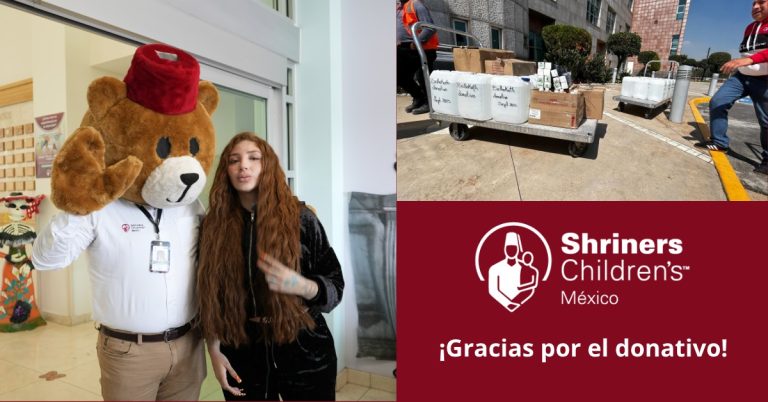 El desafío de Bellakath para llevar ayuda al hospital Shriners México